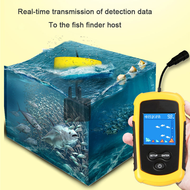 100 M Kablolu Renkli Ekran Taş - Fish Finder Portable incelemesi ve fiyatı