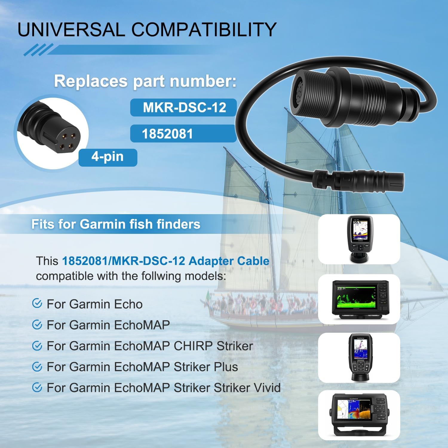 1852081   MKR-DSC-12 Adaptör K - Fish Finder Cable incelemesi ve fiyatı