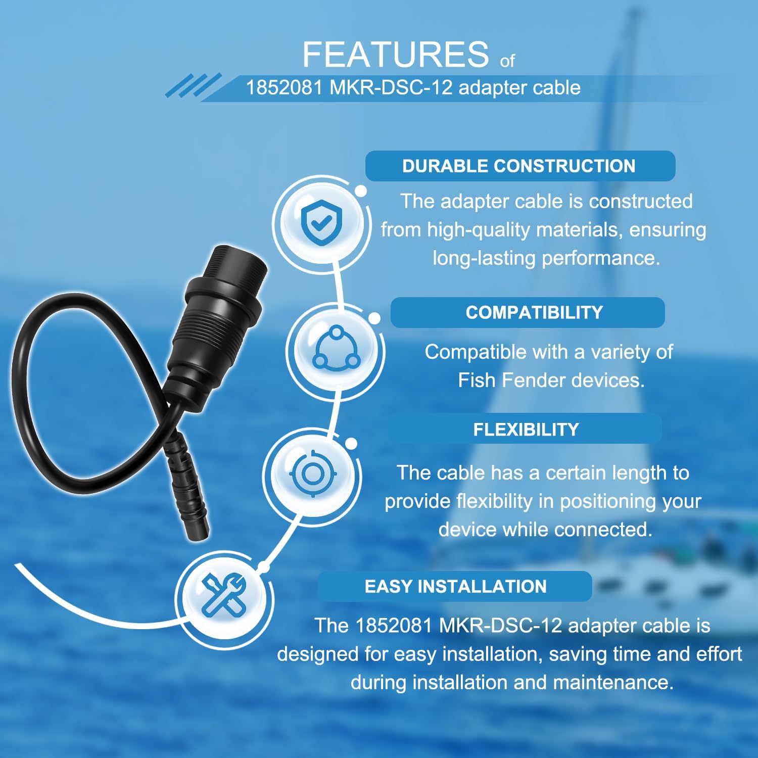 1852081   MKR-DSC-12 Adaptör K - Fish Finder Cable incelemesi ve fiyatı