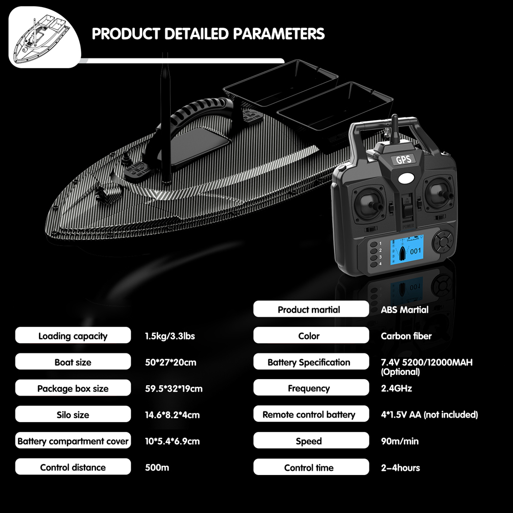 V070 12000mAh/5200mAh RC kuman - Fish Finder Gps incelemesi ve fiyatı