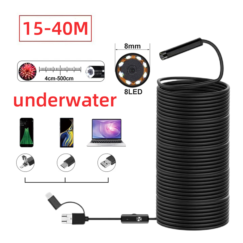 40m balık bulucu Mini kamera e - Fish Finder Cable incelemesi ve fiyatı