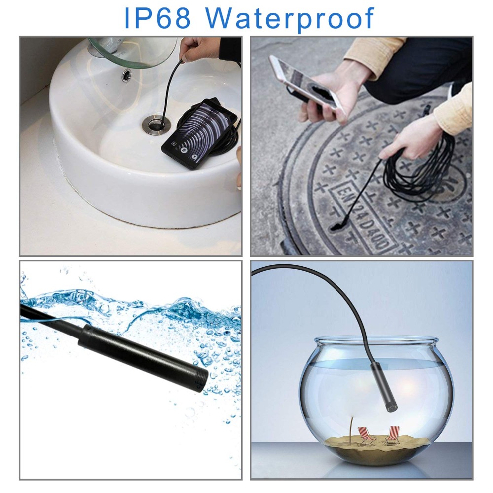 40m balık bulucu Mini kamera e - Fish Finder Cable incelemesi ve fiyatı