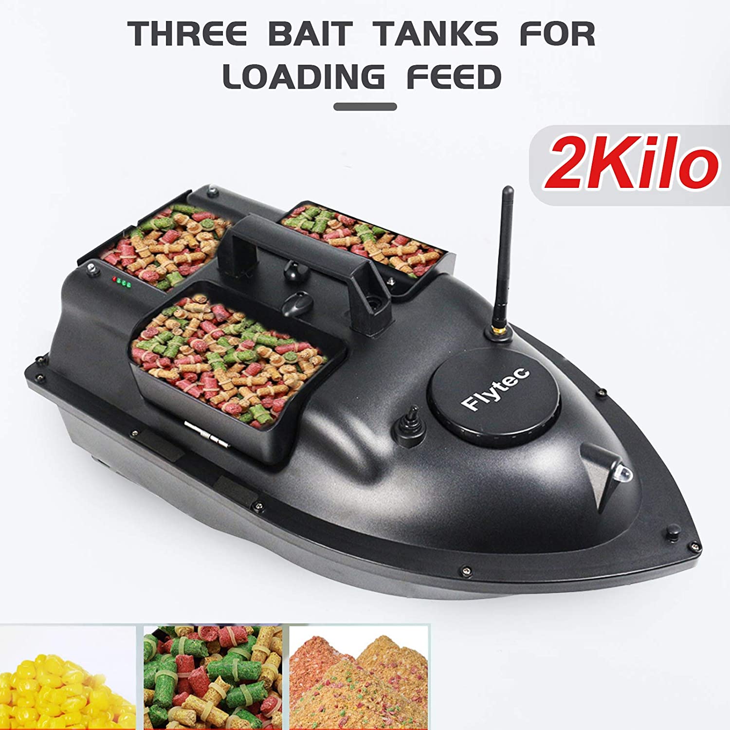 500M Kablosuz RC Yem Teknesi K - Fish Finder Gps incelemesi ve fiyatı